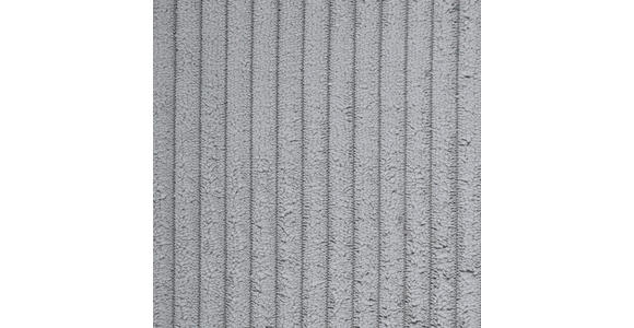 ECKSOFA  in Cord Hellgrau  234/170 cm  - Hellgrau/Schwarz, KONVENTIONELL, Kunststoff/Textil (234/170cm) - Carryhome