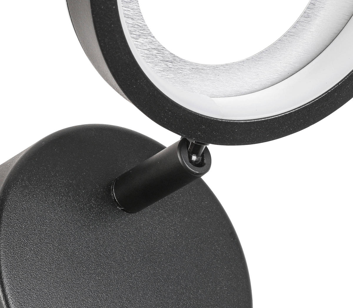 LED-STRAHLER Granada 12/21/15 cm   - Schwarz/Alufarben, Basics, Kunststoff/Metall (12/21/15cm) - Novel