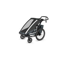 FAHRRADANHÄNGER   Chariot Cross2 sngle  - Dunkelgrau, Basics, Textil/Metall (88/37/59cm) - Thule
