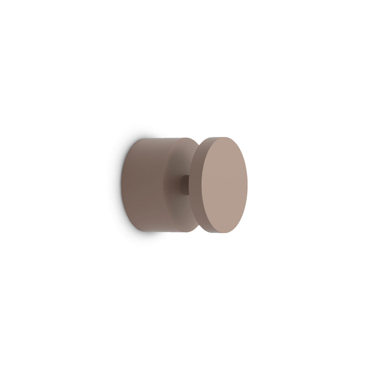 WANDLEUCHTE Ideal Lux Toffee ap Coffee 8/7,7 cm   - Cappuccino, Design, Metall (8/7,7cm) - Ideal Lux