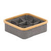 ORGANIZER  - Grau, Basics, Karton/Holz (30/30/9cm) - Jimmylee