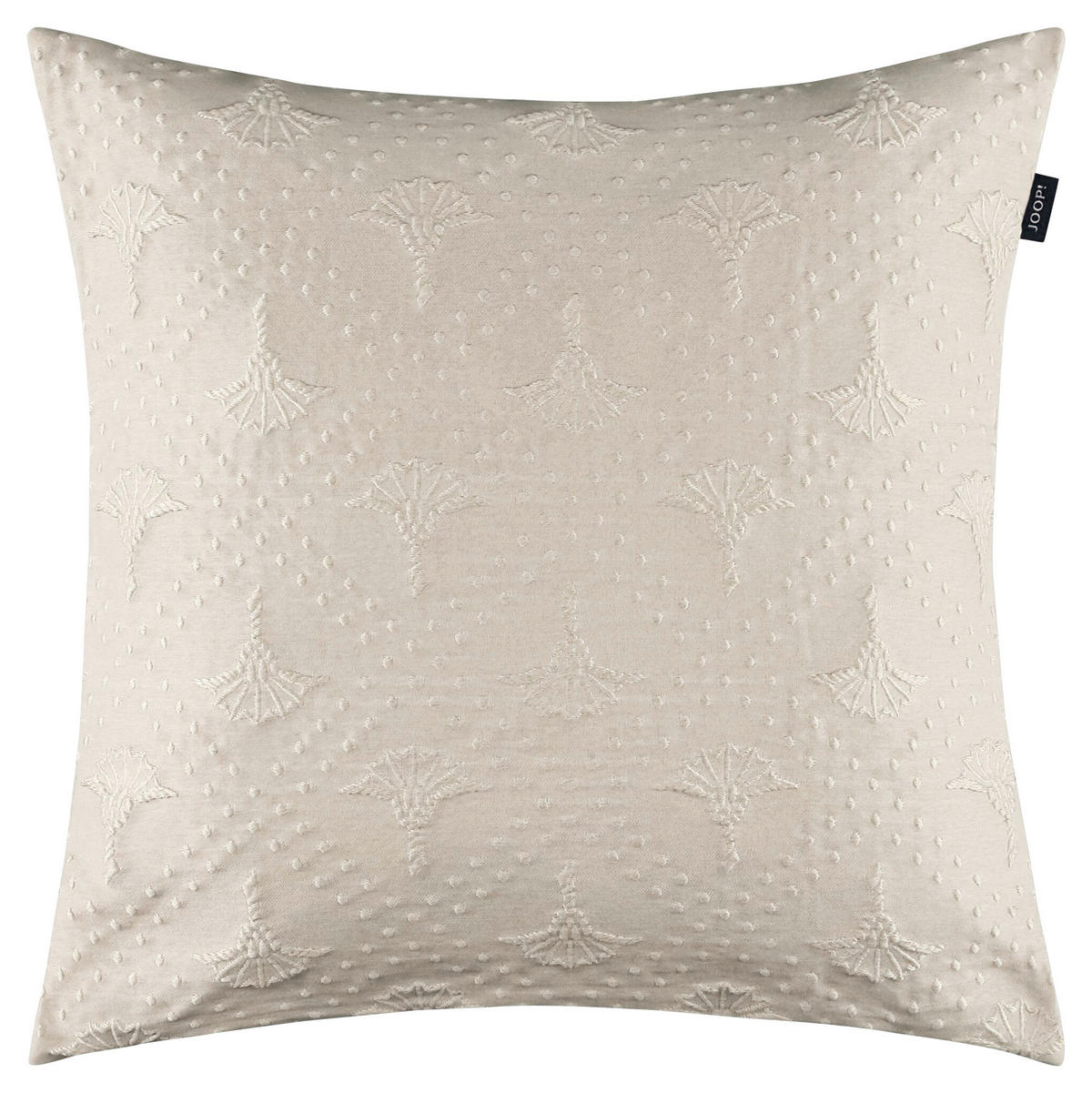 KISSENHÜLLE J! Cornflower Charm natur 40/40 cm  - Creme/Naturfarben, Design, Textil (40/40cm) - Joop!