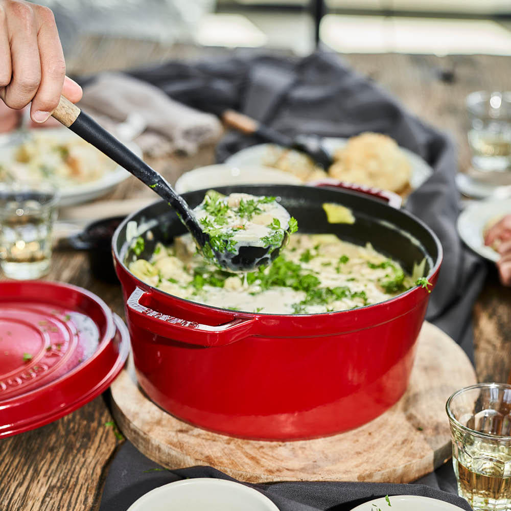 SCHMORTOPF 6,7 L  - Rot, Basics, Metall (28cm) - Staub