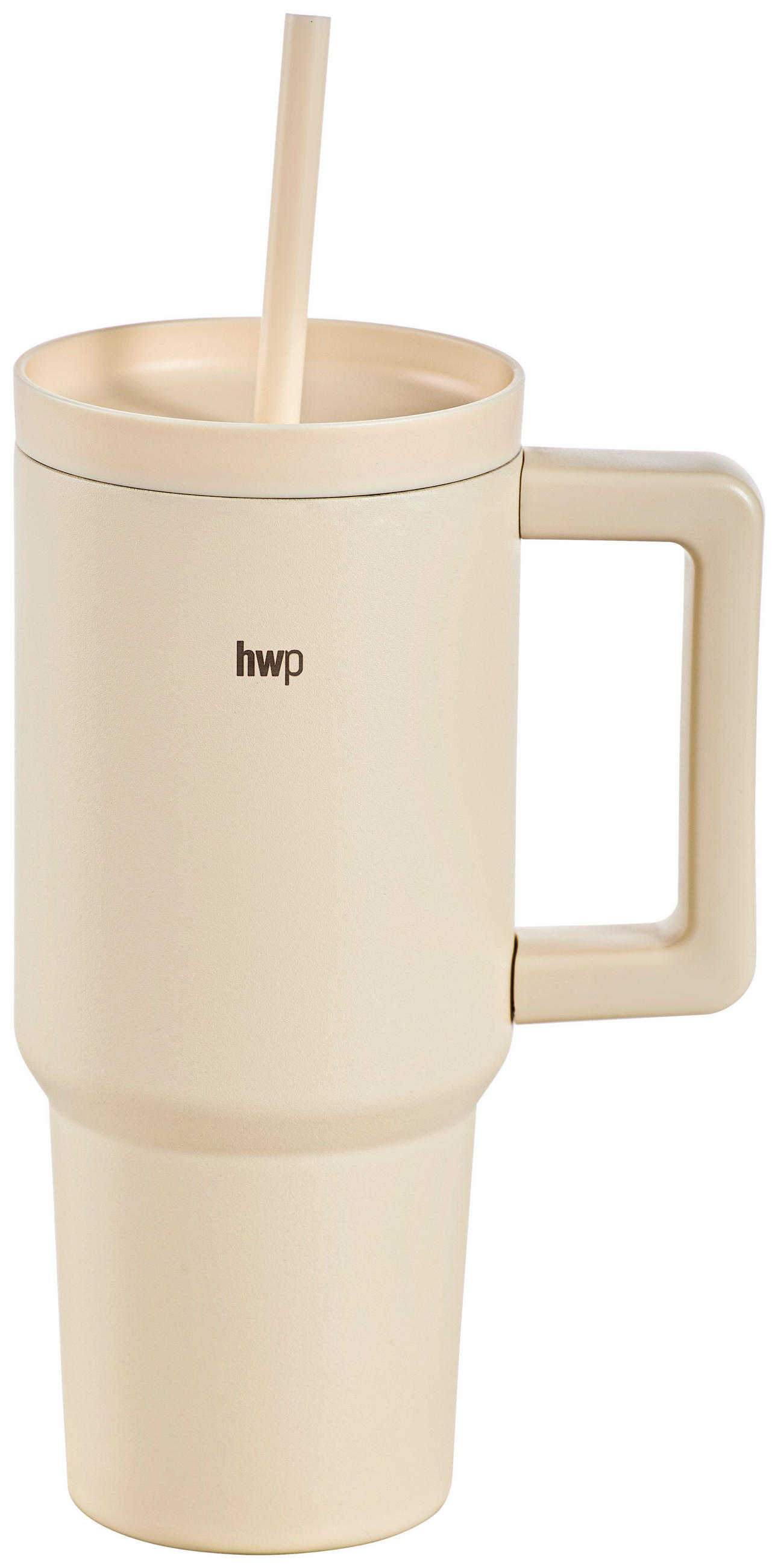 TERMOIZOLAČNÍ HRNEK  0.7 l - krémová, Trend, kov/plast (13,2/20,8cm) - Homeware Profession.