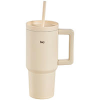 TERMOIZOLAČNÍ HRNEK  0.7 l - krémová, Trend, kov/plast (13,2/20,8cm) - Homeware Profession.