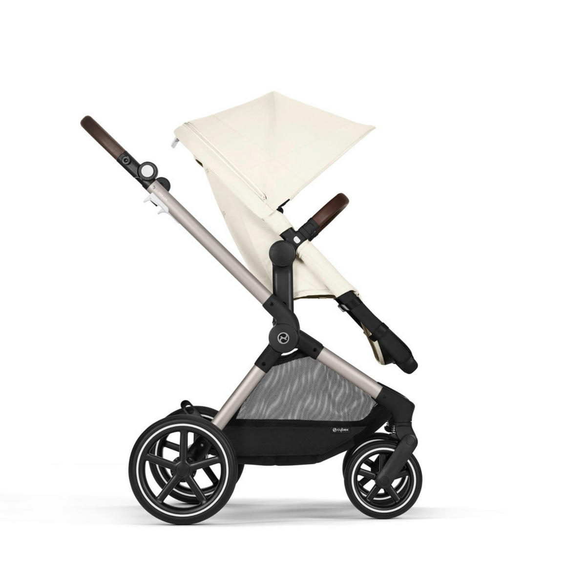 KOMBIKINDERWAGEN Eos Lux  - Beige/Silberfarben, Basics, Textil/Metall (85/61/116cm) - Cybex
