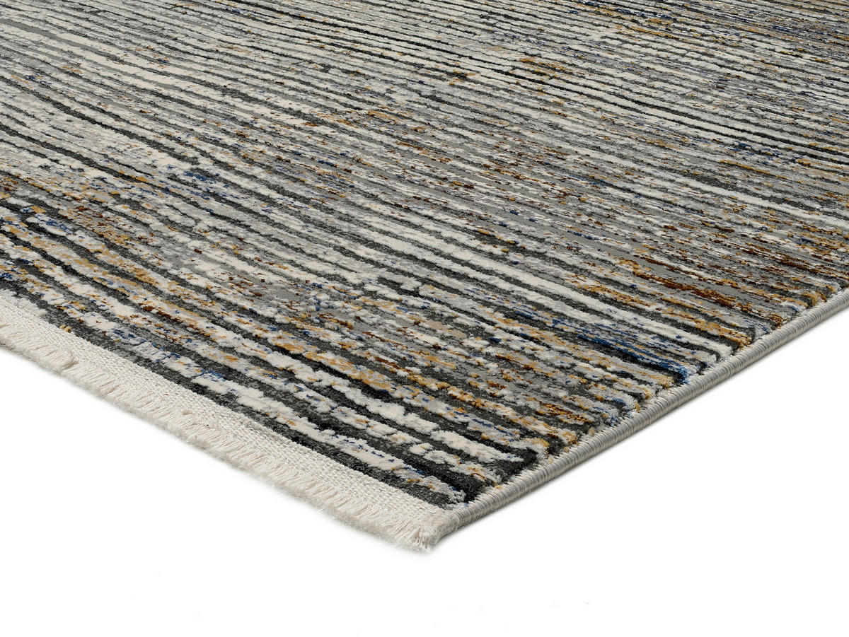 WEBTEPPICH 160/230 cm Colorado Stripe  - Beige/Schwarz, Design, Textil (160/230cm) - Musterring