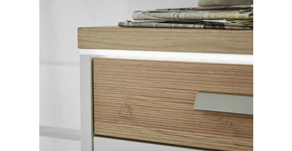 GARDEROBE 200/200/32 cm  - Eichefarben/Weiß, Design, Holz/Holzwerkstoff (200/200/32cm) - Dieter Knoll