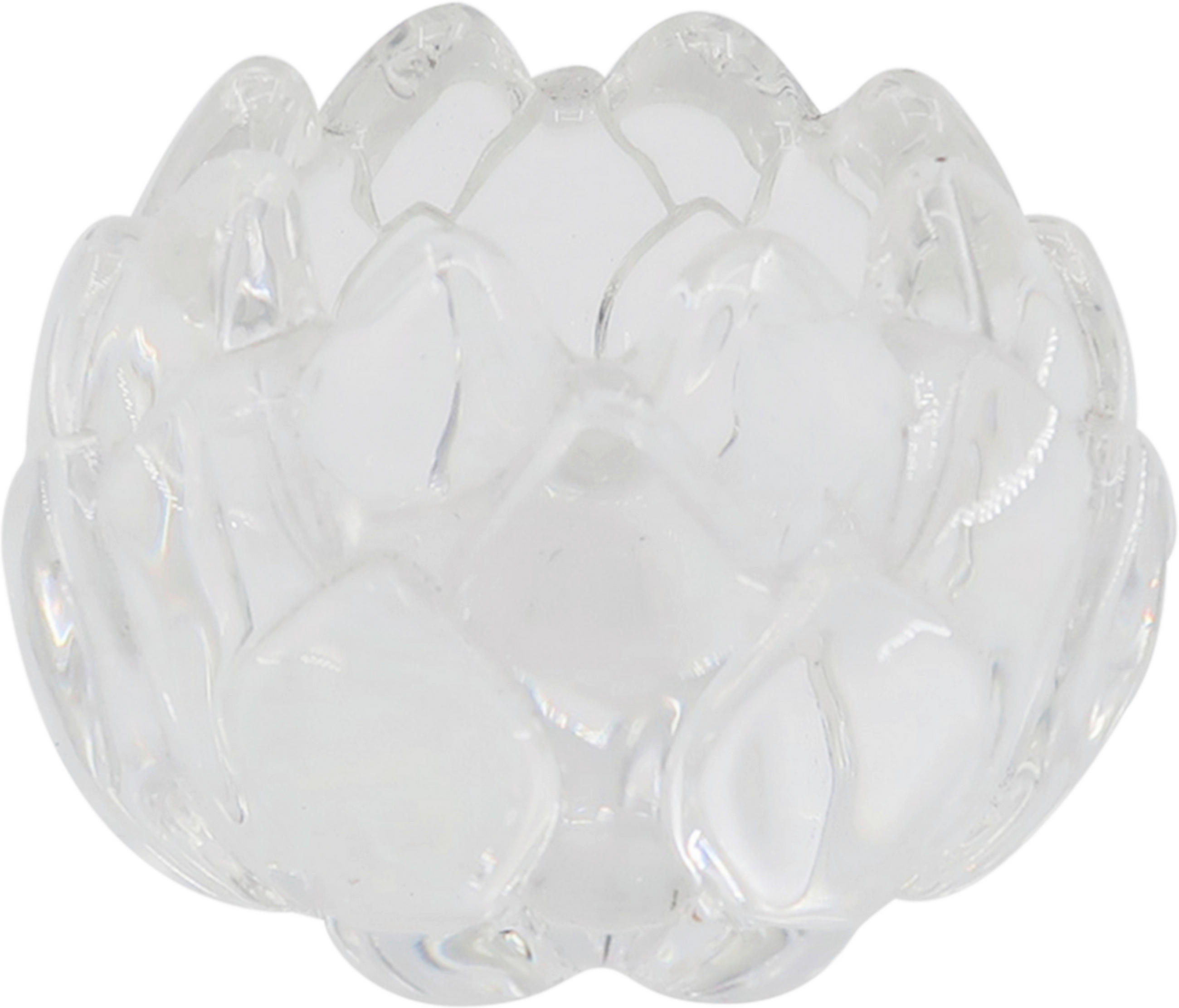 SUPORT PENTRU LUMÂNARE PASTIL - străveziu, Basics, sticlă (8/5cm) - Ambia Home