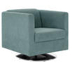 DESIGNSESSEL Mikrofaser Petrol    - Chromfarben/Petrol, Design, Textil/Metall (72/71/75cm) - LOOKS by W.Joop