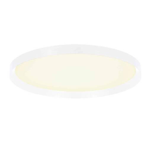 DECKENLEUCHTE Fladdy 50/7 cm   - Weiß, Basics, Kunststoff/Metall (50/7cm)
