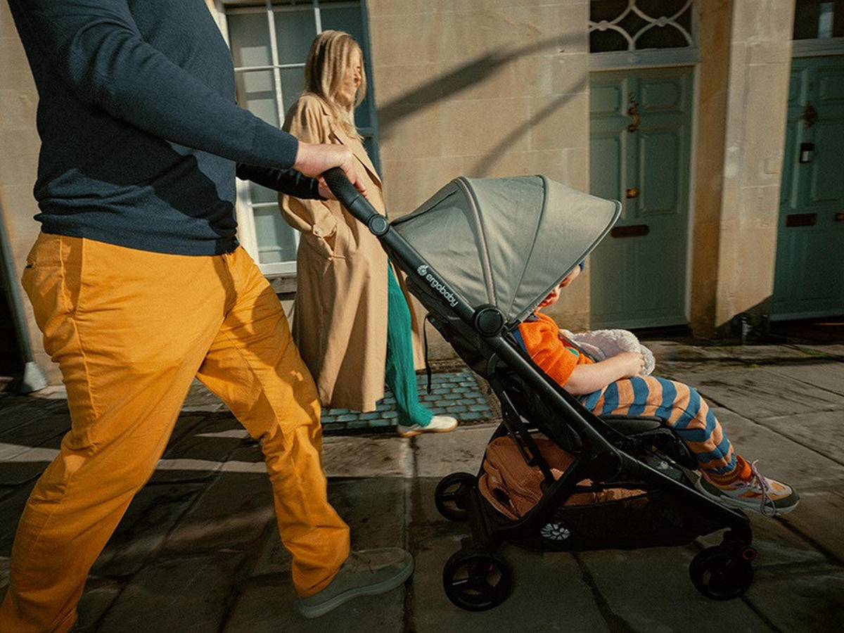 KIŠOBRAN KOLICA  METRO 3  - svijetlo zelena/crna, Basics, tekstil/metal (23/44/56cm)