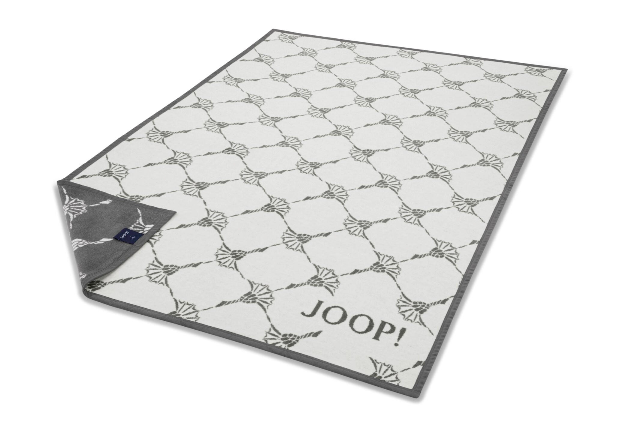 WOHNDECKE OUTDOOR CORNFLOWER 125/170 cm  - Dunkelgrau/Naturfarben, Design, Textil (125/170cm) - Joop!