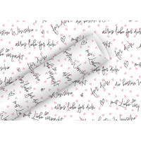 GESCHENKPAPIER  - Weiss, Basics, Papier (5/70cm)
