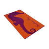 STRANDTUCH seahorse bay Orange 100/180 cm  - Orange, KONVENTIONELL, Textil (100/180cm) - Vossen