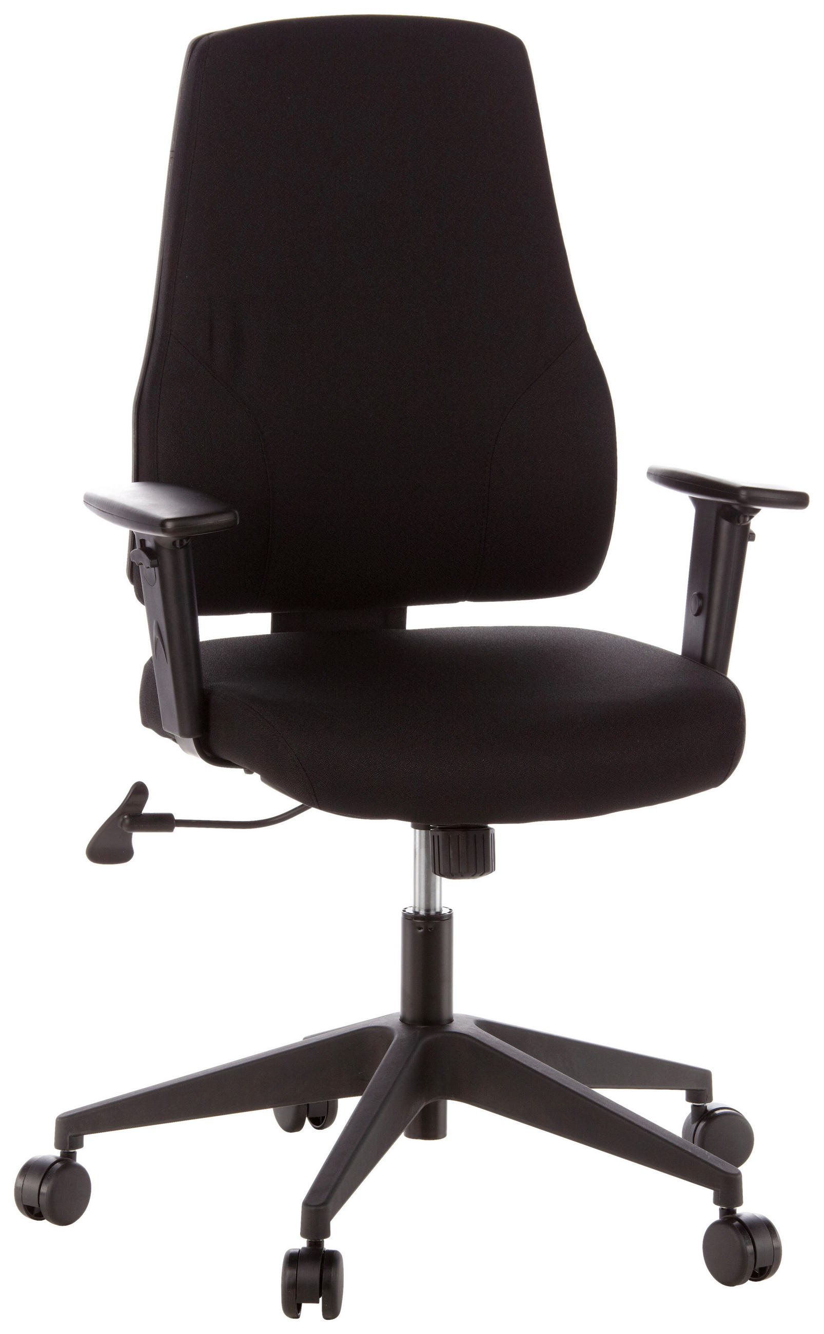 DREHSTUHL Flachgewebe Schwarz  - Schwarz, MODERN, Kunststoff/Textil (57/126/45cm) - MID.YOU