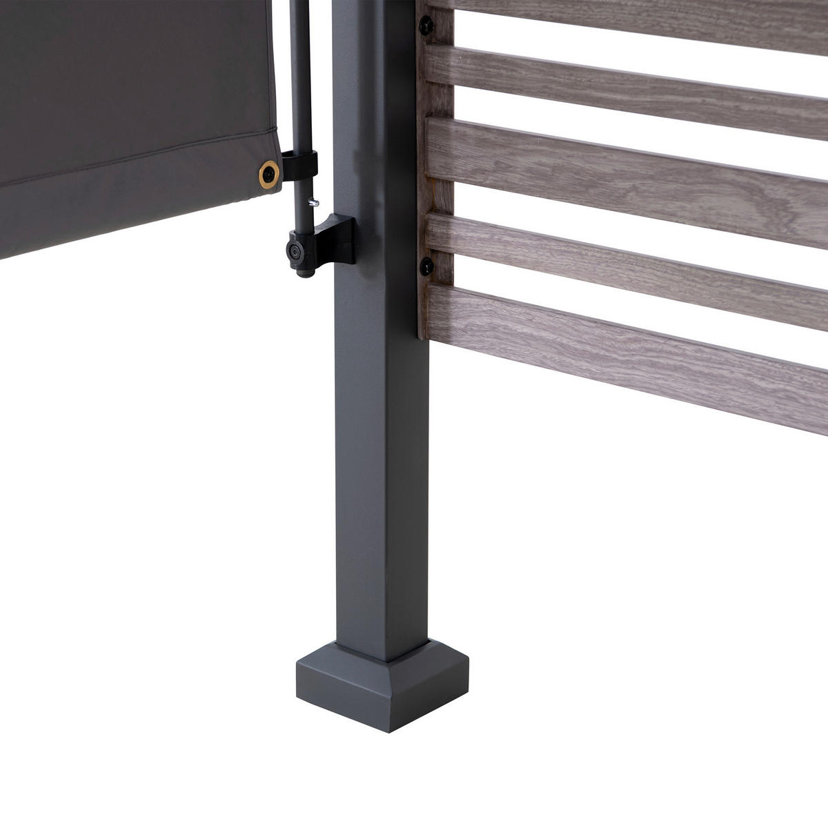 PERGOLA 300/227/270 cm   - Anthrazit/Grau, Basics, Textil/Metall (300/227/270cm) - Modante