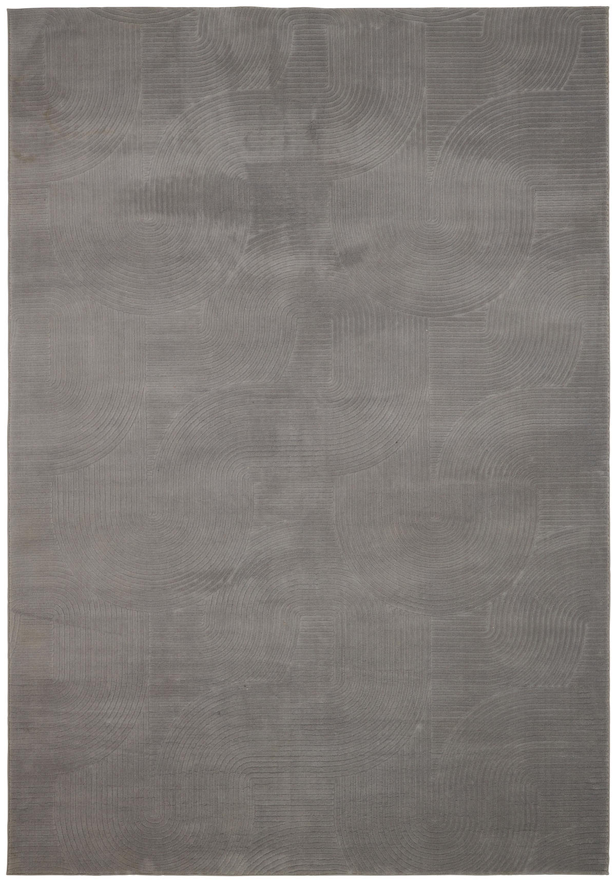 COVOR CU ȚESĂTURĂ PLATĂ Laura  - gri, Design, textil (160/230cm) - Novel