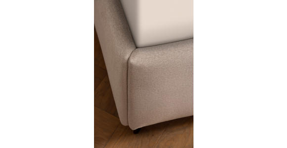 POLSTERBETT 160/200 cm  in Beige  - Birkefarben/Beige, KONVENTIONELL, Holz/Textil (160/200cm) - Novel