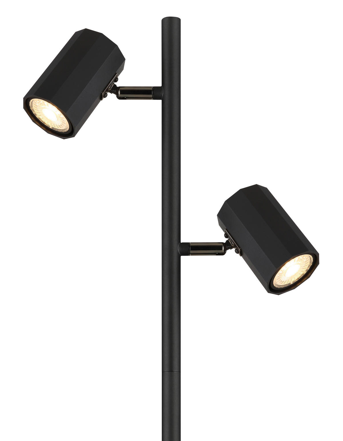 STOJACÍ LAMPA, 27/22/158 cm - černá, Design, kov/plast (27/22/158cm) - Globo