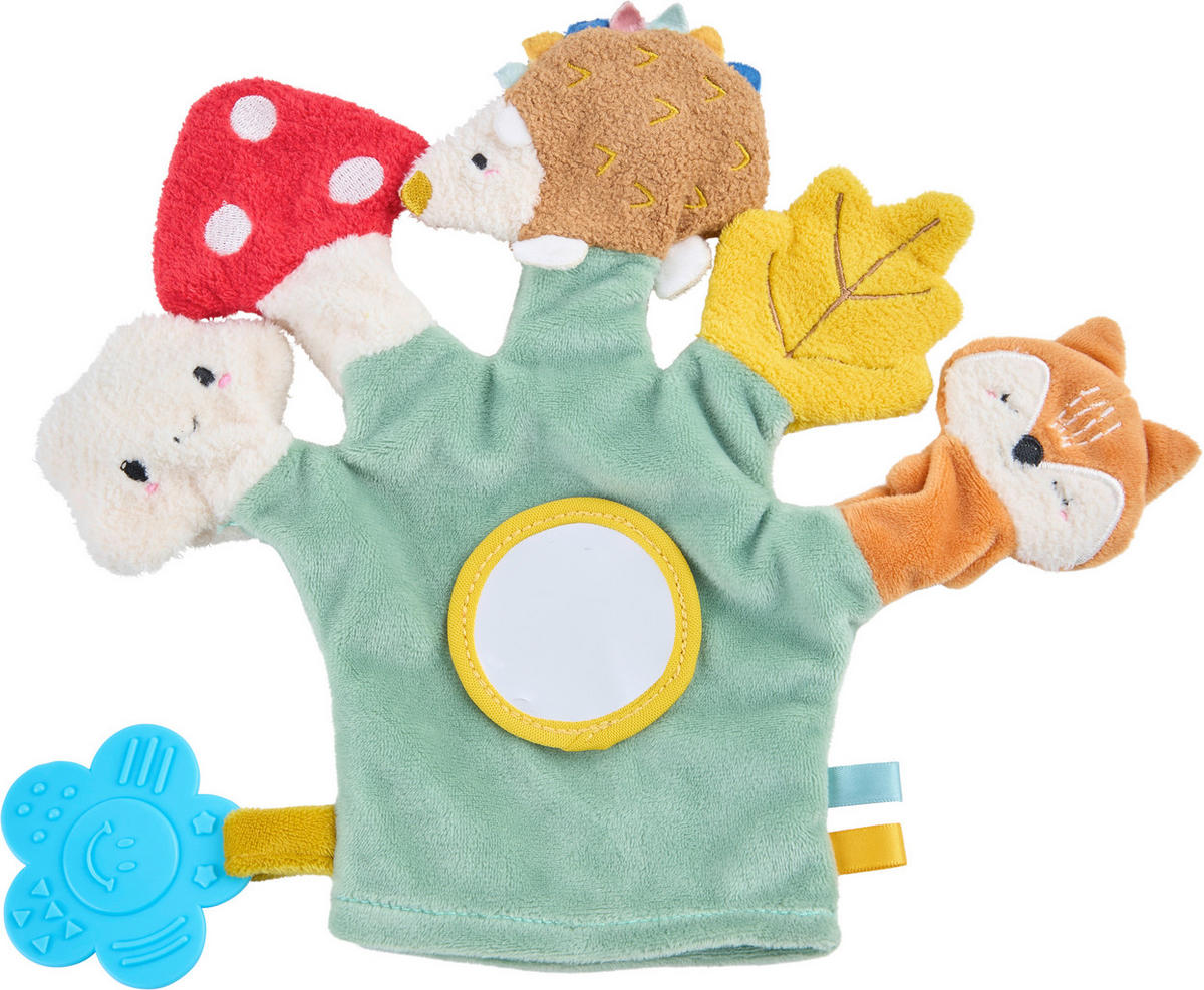 FINGERPUPPE - Blau/Gelb, Basics, Textil (27/27/2cm) - Patinio