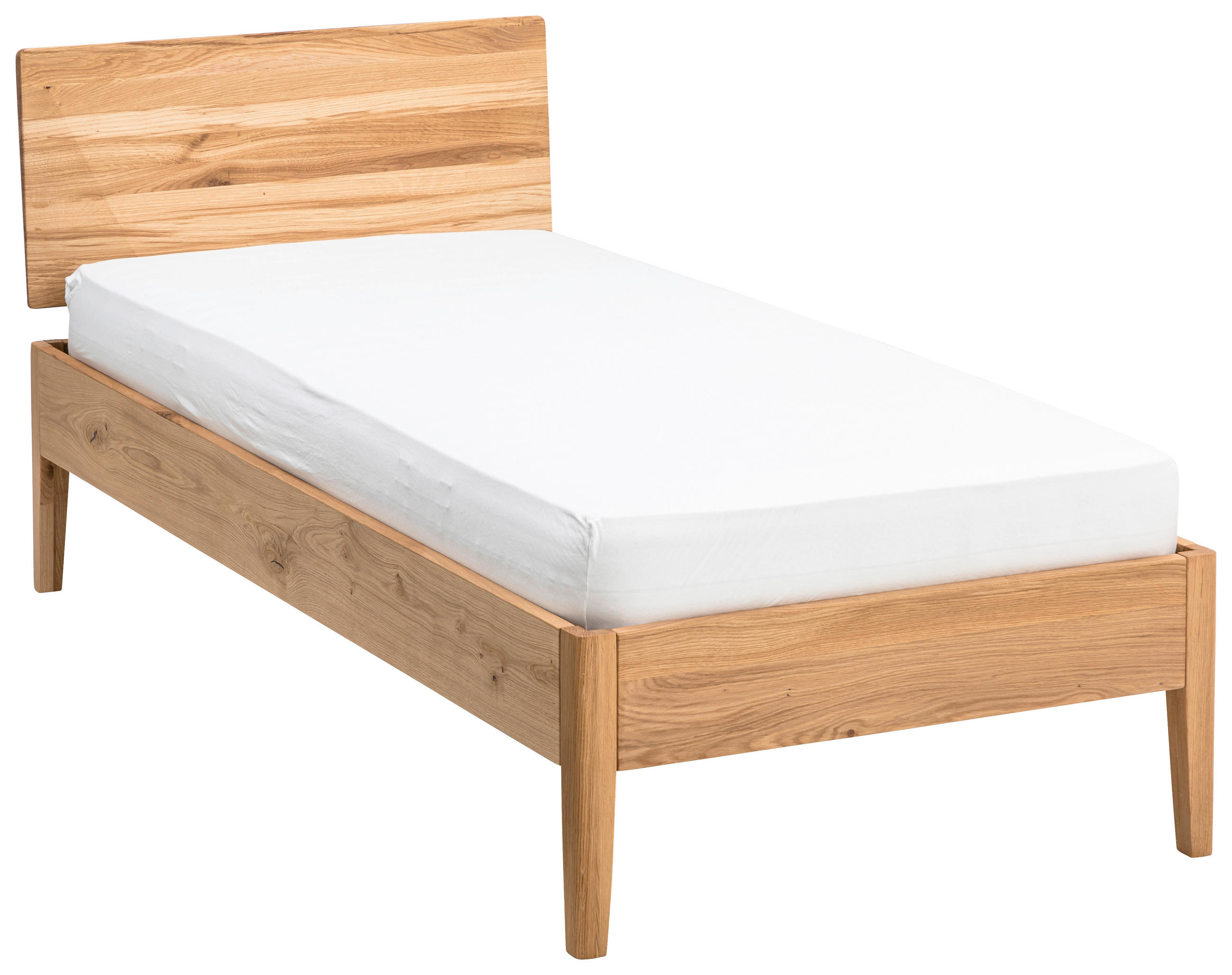 BETT 90/200 cm  in Eichefarben  - Eichefarben, Natur, Holz (90/200cm) - Boxxx