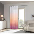 ÖSENVORHANG halbtransparent  - Lila/Orange, Trend, Textil (140/245cm) - Esposa