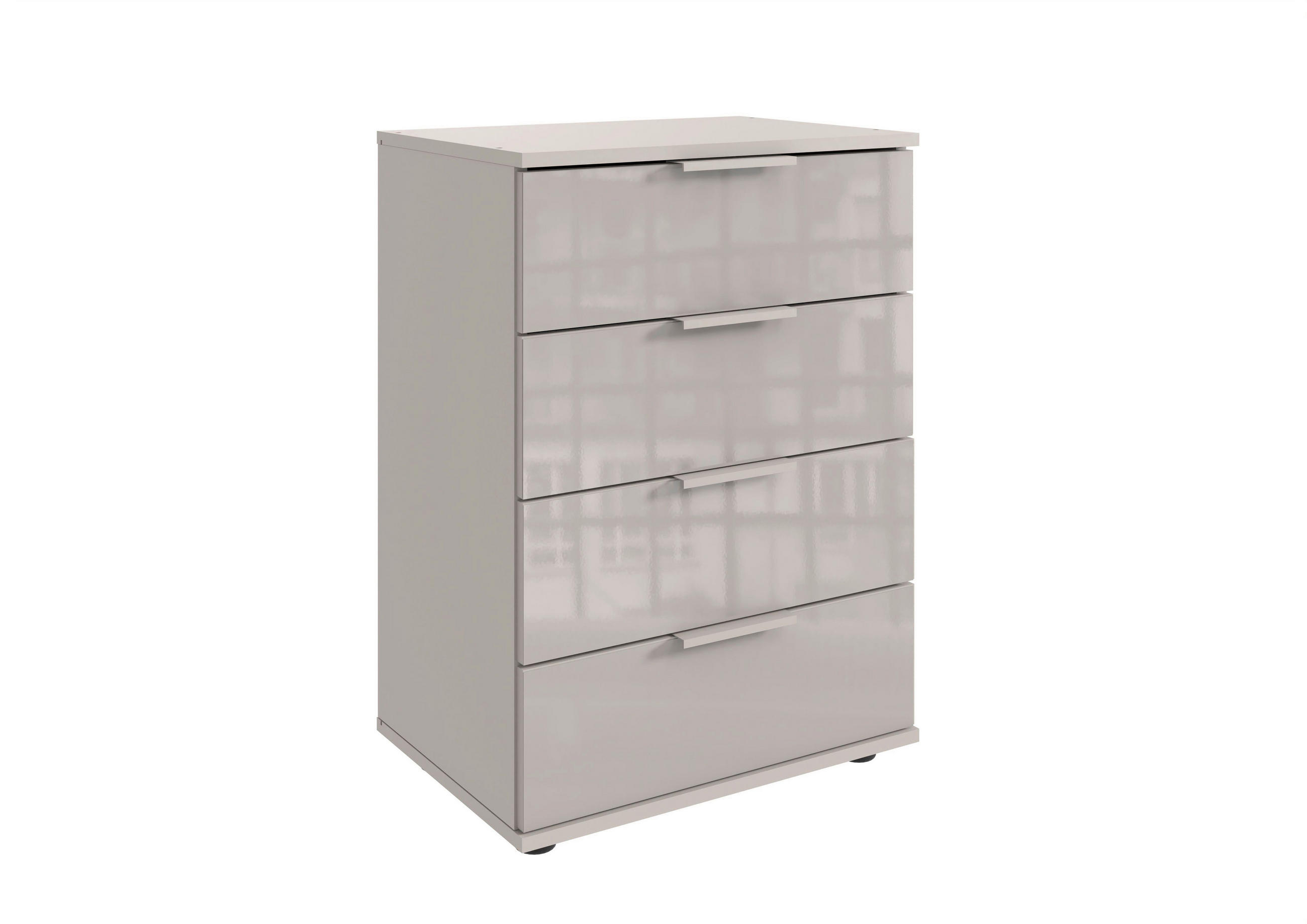 NACHTTISCH 52/74/38 cm, Kaschmir,  - Kaschmir, Modern, Glas/Holzwerkstoff (52/74/38cm) - P & B