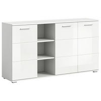 KOMMODE  in 150/83/37 cm  - Weiß Hochglanz, Design, Holzwerkstoff/Kunststoff (150/83/37cm) - Xora