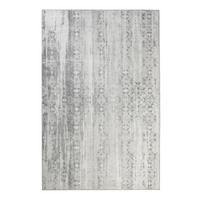 WEBTEPPICH Wohnzimmer 160/230 cm Alaska Grau, Weiß rechteckig  - Weiß/Grau, LIFESTYLE, Textil (160/230cm) - WECON HOME