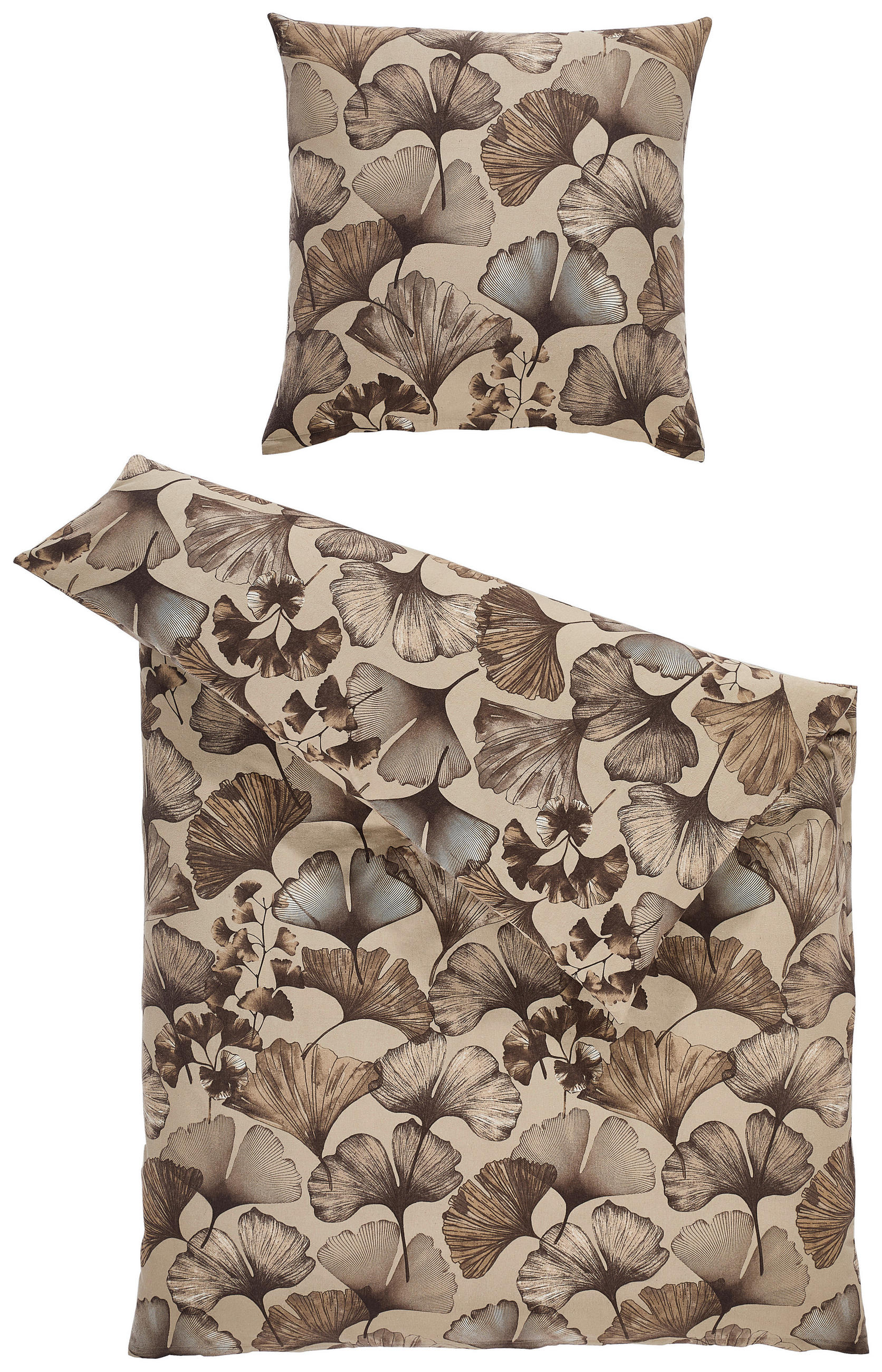 BETTWÄSCHE Flanell 135/200 cm  - Beige, Design, Textil (135/200cm) - Novel