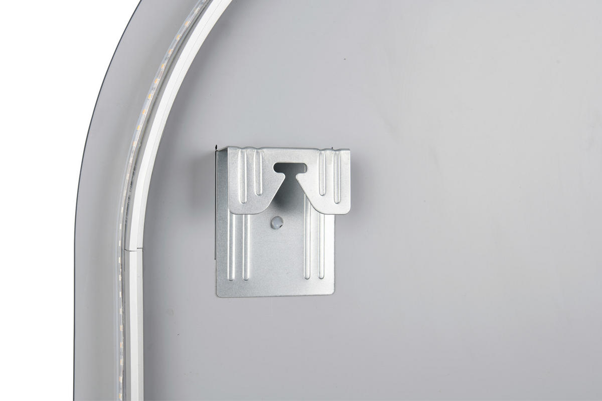 BADEZIMMERSPIEGEL 50/160/3 cm  - Silberfarben, MODERN, Glas (50/160/3cm)