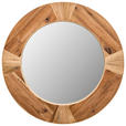 WANDSPIEGEL Tanne Naturfarben  - Naturfarben, LIFESTYLE, Glas/Holz (60/60/3cm) - Landscape