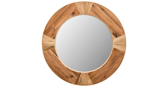 WANDSPIEGEL Tanne Naturfarben  - Naturfarben, LIFESTYLE, Glas/Holz (60/60/3cm) - Landscape
