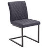 SCHWINGSTUHL  in Stahl  - Schwarz/Grau, Design, Textil/Metall (47/86/63cm) - Livetastic