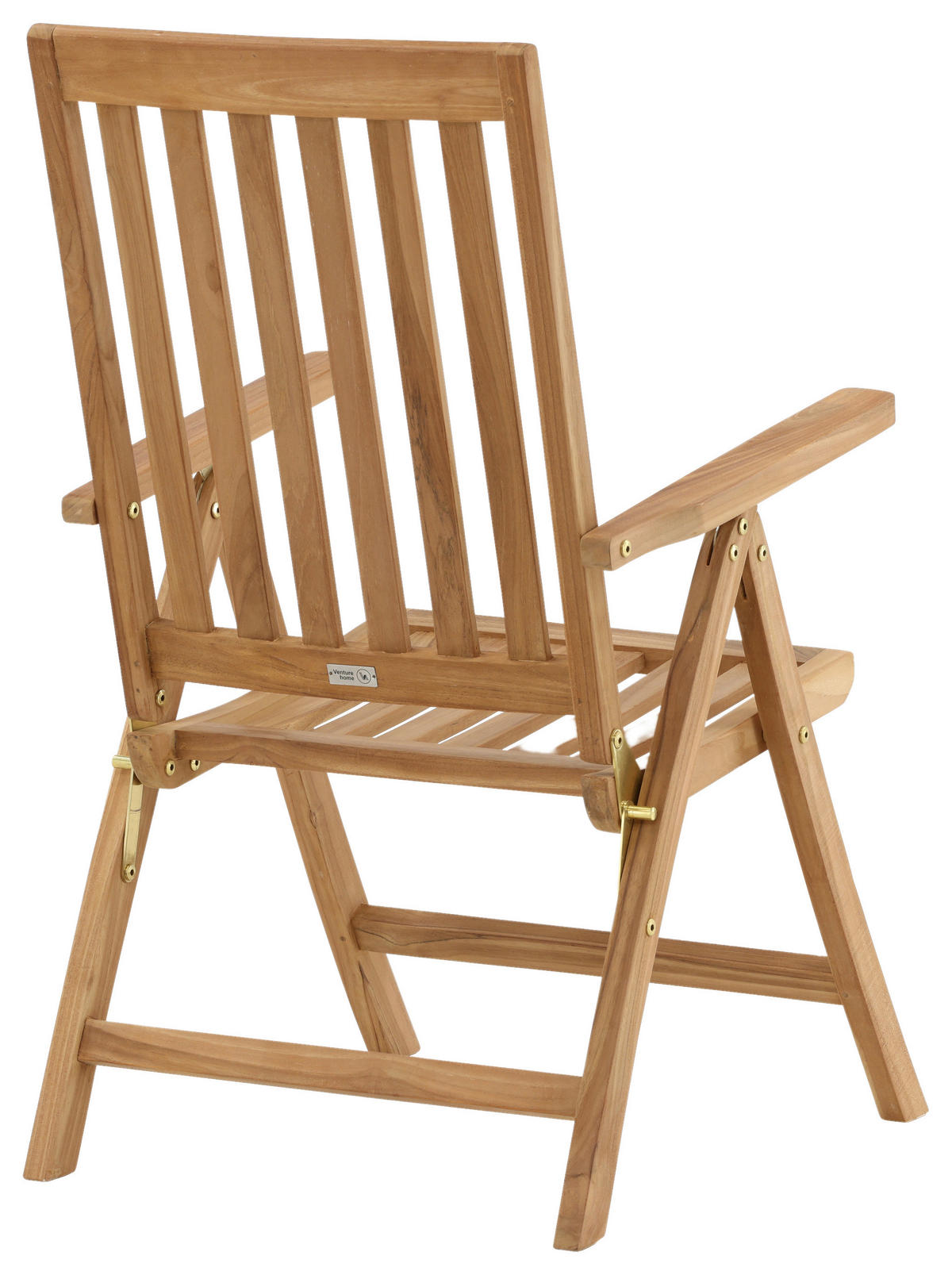 KLAPPSTUHL in Holz Teakfarben  - Teakfarben, KONVENTIONELL, Holz (62/105/73cm) - Gardenson