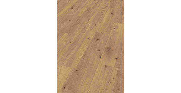 LAMINATBODEN Eiche Authentic  per  m² - Eichefarben, KONVENTIONELL, Holzwerkstoff (129,2/24,6/0,8cm) - Venda