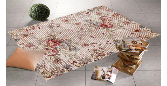 WEBTEPPICH 70/140 cm Rainbow Rose Multicolor  - Multicolor, Basics, Textil (70/140cm) - Novel