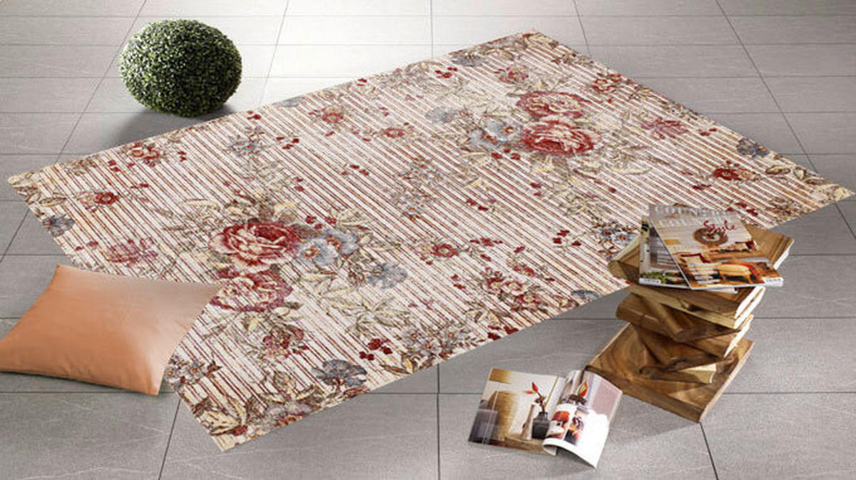 WEBTEPPICH 70/140 cm Rainbow Rose Multicolor  - Multicolor, Basics, Textil (70/140cm) - Novel