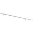 VORHANGSCHIENE - Grau Hochglanz, Basics, Metall (210/11,5/4,7cm) - Homeware