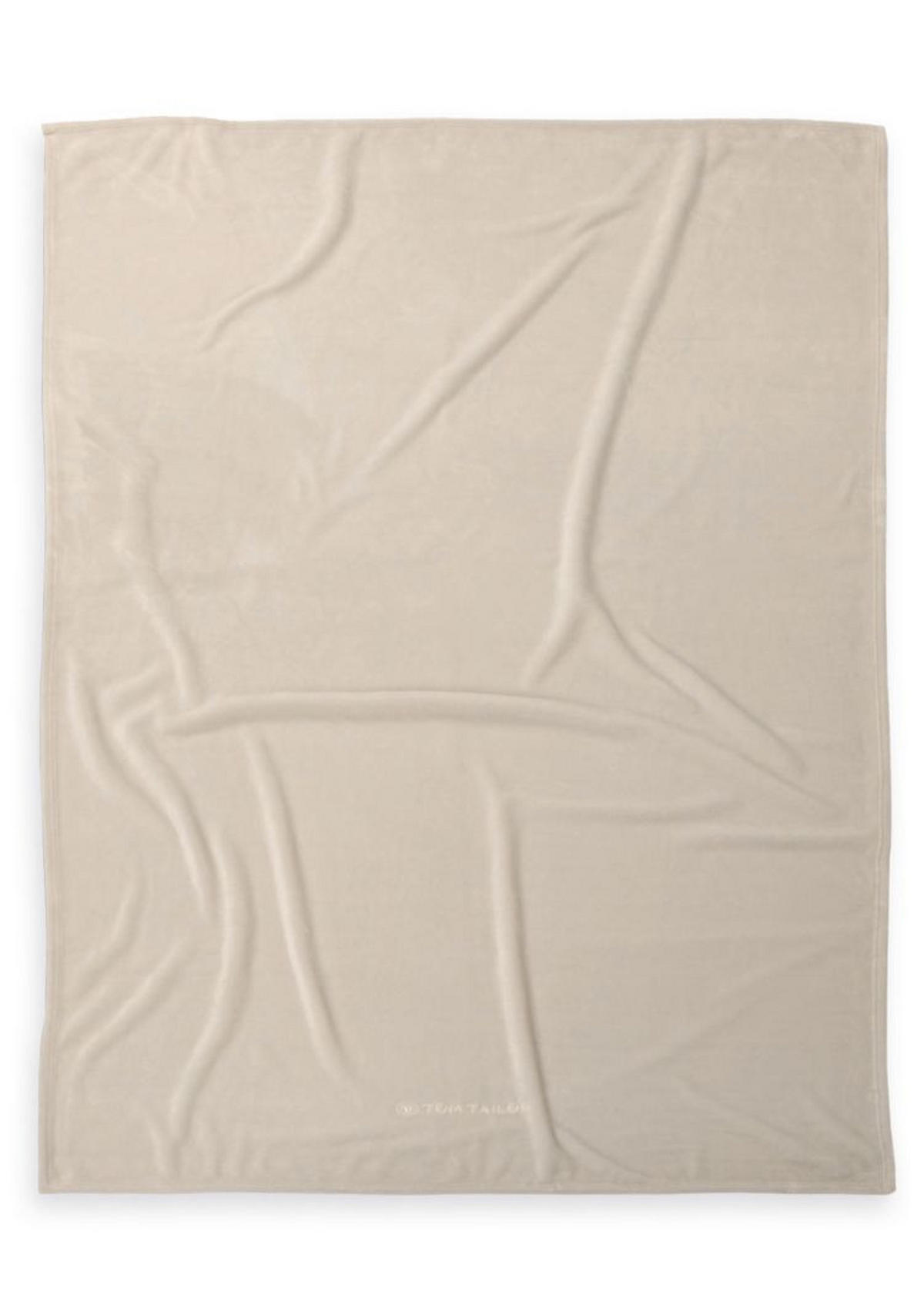 DECKE 150/200 cm  - Sandfarben, Basics, Textil (150/200cm) - Tom Tailor