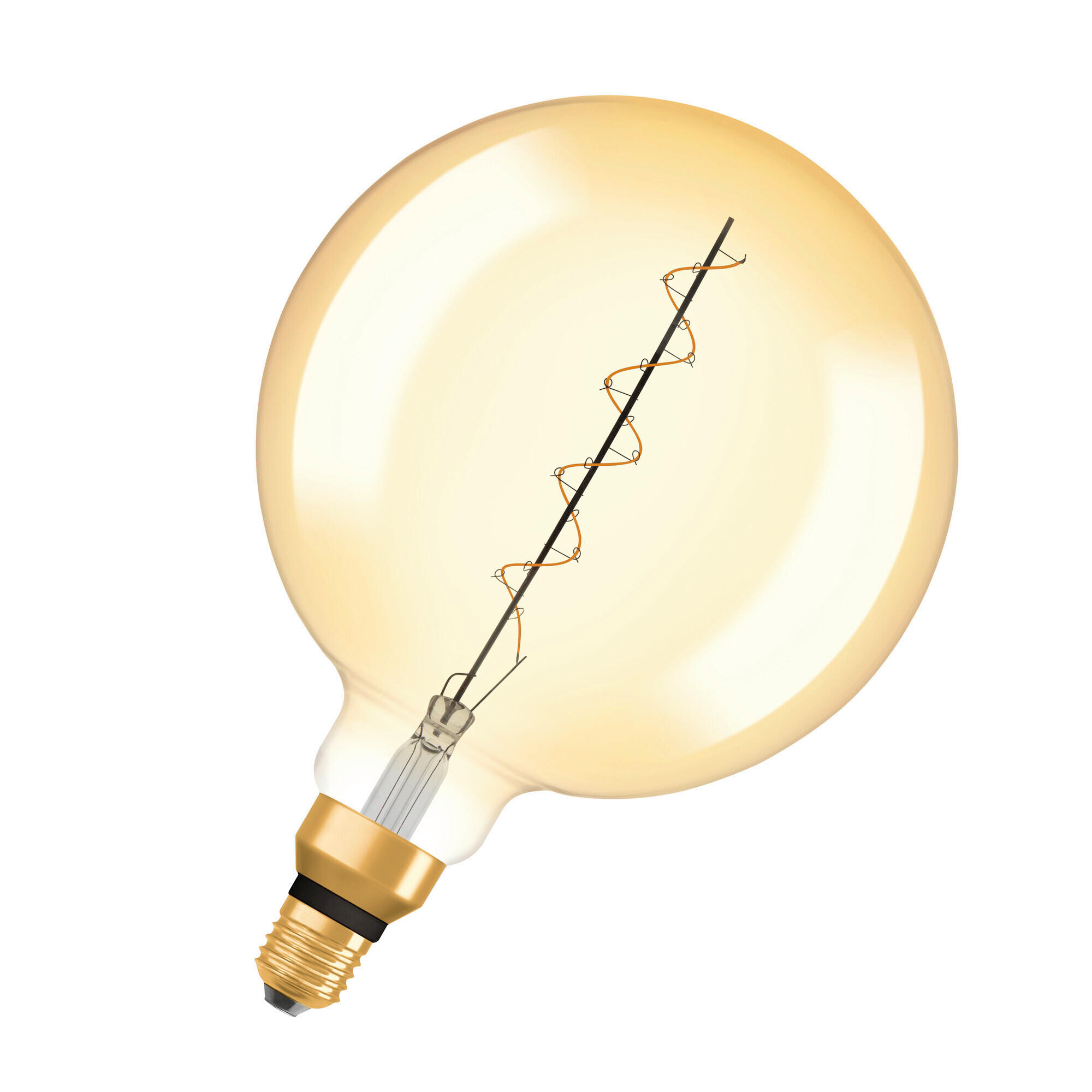 LED-LEUCHTMITTEL   E27 4,8 W 400 lm  - Goldfarben, Basics, Glas (20cm) - Osram