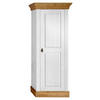 SCHRANK - Laugenfarbig/Weiß, ROMANTIK / LANDHAUS, Holz/Metall (65/163/45cm) - Boxxx