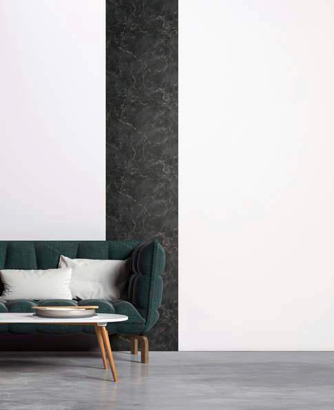 FOTOTAPETE  - Goldfarben/Schwarz, Design (52/250cm)