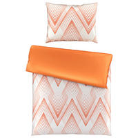 OBOJSTRANNÁ POSTEĽNÁ BIELIZEŇ, satén, terakotová, 140/200 cm - terakotová, Design, textil (140/200cm) - Novel