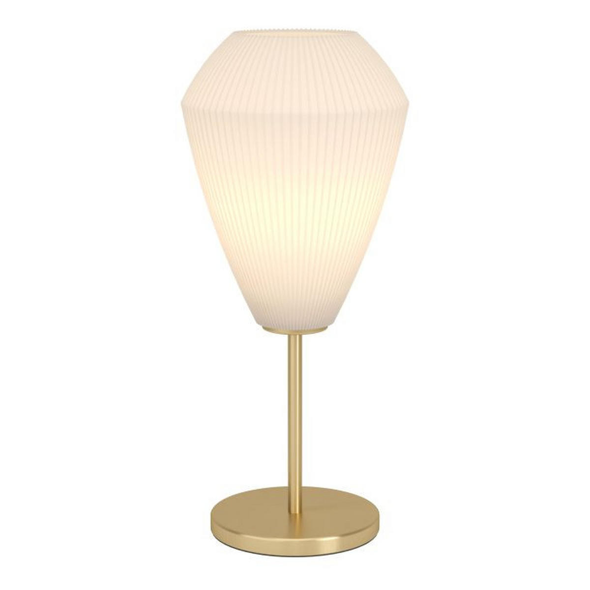 STONA LAMPA - boja mesinga/boja peska, Osnovno, staklo/metal (20/46cm)