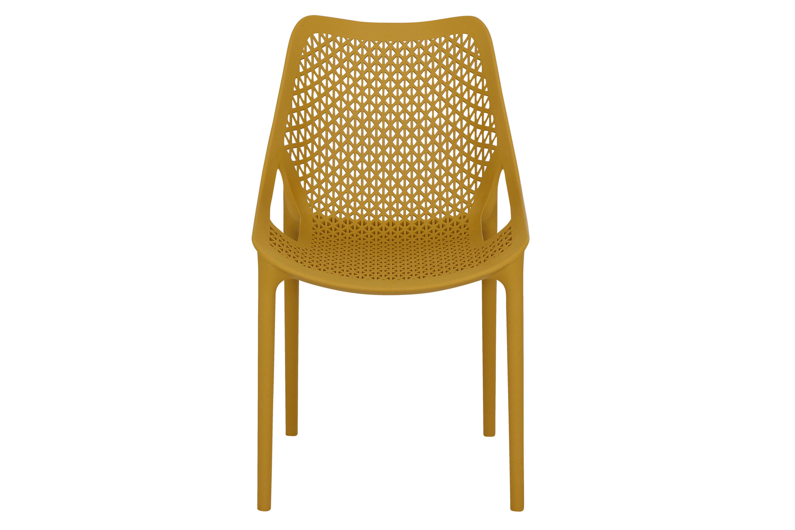 GARTENGARNITUR 5-teilig Stahl  - Anthrazit/Gelb, Basics, Kunststoff/Metall (90/81/140cm) - Siena Garden