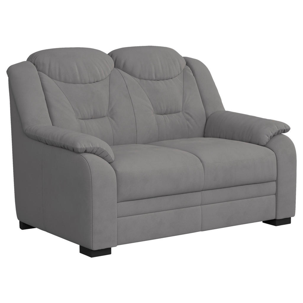 Thumbnail - Mid.you 2-Sitzer-Sofa, Hellgrau, Textil, 138x99x99 cm, Made in EU, Rücken echt, Armteil links, rechts, Wohnzimmer, Sofas...