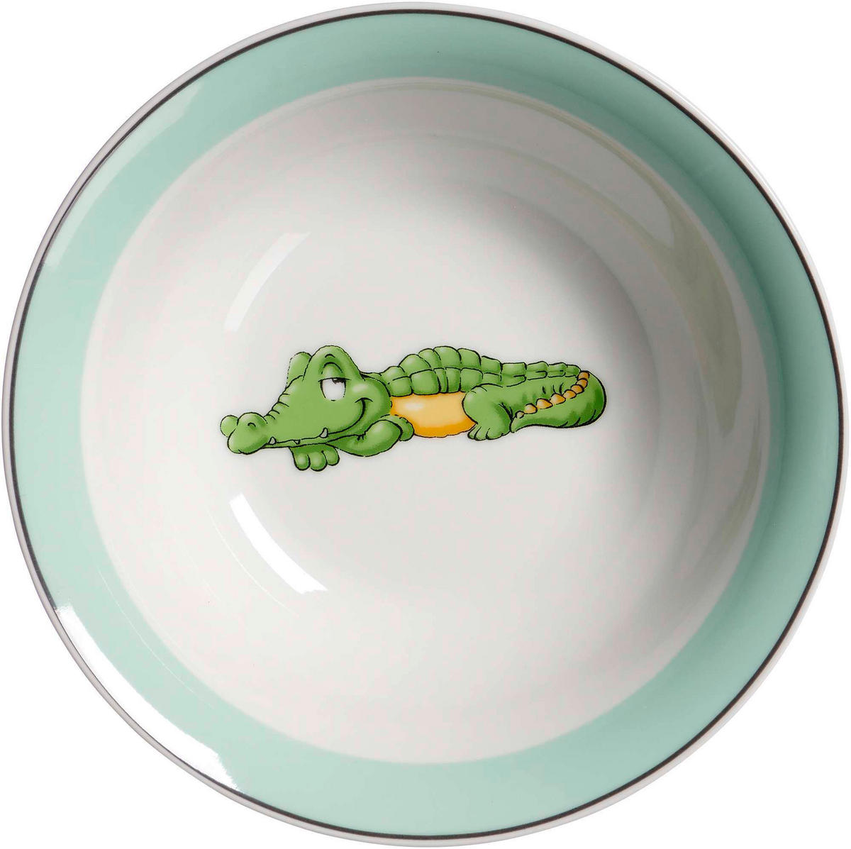 MÜSLISCHALE HAPPY ZOO  - Weiß/Grün, KONVENTIONELL, Keramik (17/17/5cm) - Ritzenhoff Breker