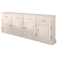 SIDEBOARD  in 220/101/48 cm  - Weiß/Bronzefarben, LIFESTYLE, Holz/Metall (220/101/48cm) - Livetastic